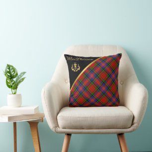 MacPherson Tartan Throw Pillow Kissen