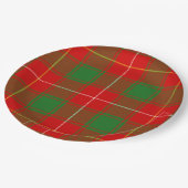 MacPhie Macfie Scottish Clan Tartan Kariert Pappteller (Schrägansicht)