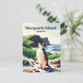 Macquarie-Insel Australien Postkarte (Stehend Vorderseite)