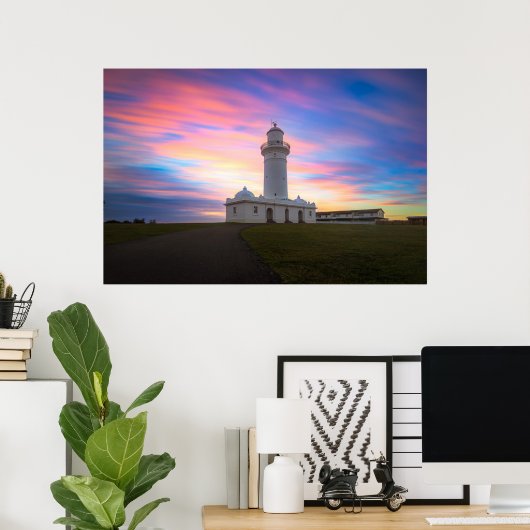 Macquarie Lighthouse | Sydney, Australia Poster (Heimbüro)