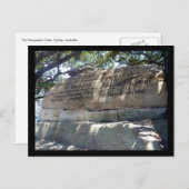 Macquarie-Stuhl Postkarte (Vorne/Hinten)