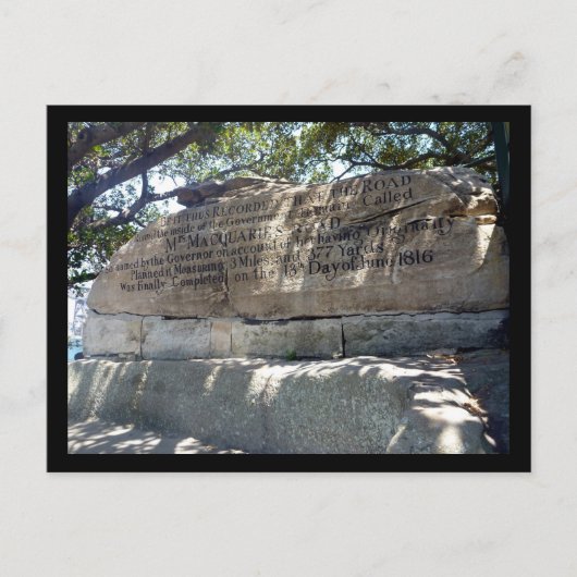 Macquarie-Stuhl Postkarte (Vorderseite)