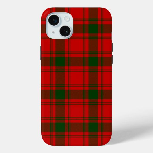 MacQuarrie Tartan rot kariert Case-Mate iPhone Hülle (Rückseite)