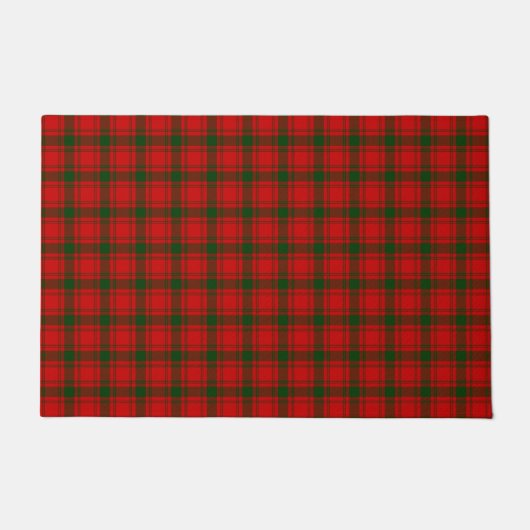 MacQuarrie Tartan rot kariert Fußmatte (Vorderseite)