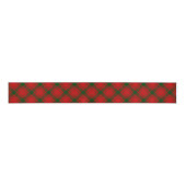 MacQuarrie Tartan rot kariert Ripsband (Vorderseite)