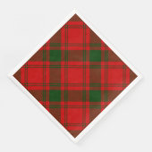 MacQuarrie Tartan rot kariert Serviette (Ecke)