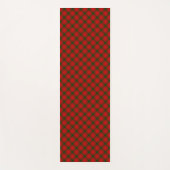 MacQuarrie Tartan rot kariert Yogamatte (Vorderseite)