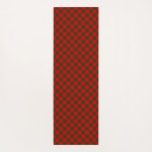 MacQuarrie Tartan rot kariert Yogamatte (Rückseite)