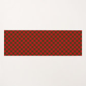 MacQuarrie Tartan rot kariert Yogamatte (Vorderseite (Horizontal))