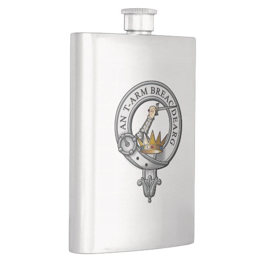 MacQuarrie Wappen Abzeichen Flachmann (Rechts)