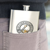 MacQuarrie Wappen Abzeichen Flachmann (Beispiel)