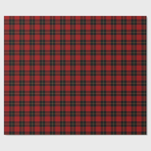 MacQueen Clan Tartan Geschenkpapier (Flach)