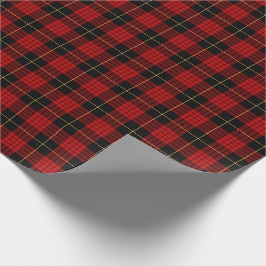MacQueen Clan Tartan Geschenkpapier (Ecke)