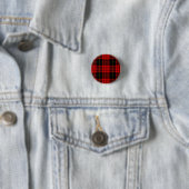 MacQueen Tartan Red and Black Kariert Button (Beispiel)