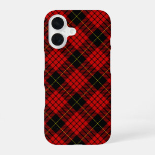 MacQueen Tartan Red and Black Kariert iPhone 16 Hülle