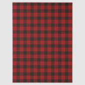 MacQueen Tartan Red and Black Kariert Seidenpapier (Vorderseite)