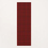 MacQueen Tartan Red and Black Kariert Yogamatte (Vorderseite)