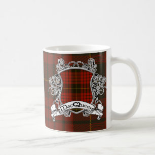 MacQueen Tartan-Schild Kaffeetasse