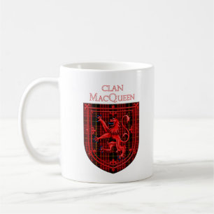 MacQueen Tartan Scottish Kariert Lion Rampant Kaffeetasse