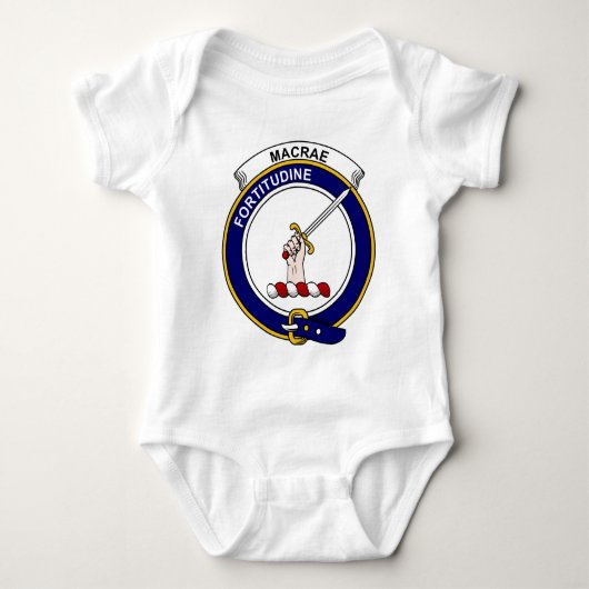 MacRae Clan-Abzeichen Baby Strampler (Vorderseite)