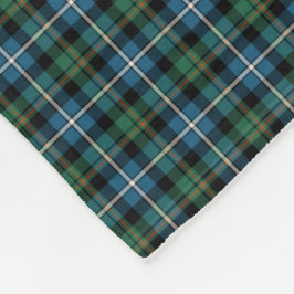 MacRae Clan Green und Blue Hunting Tartan Fleecedecke