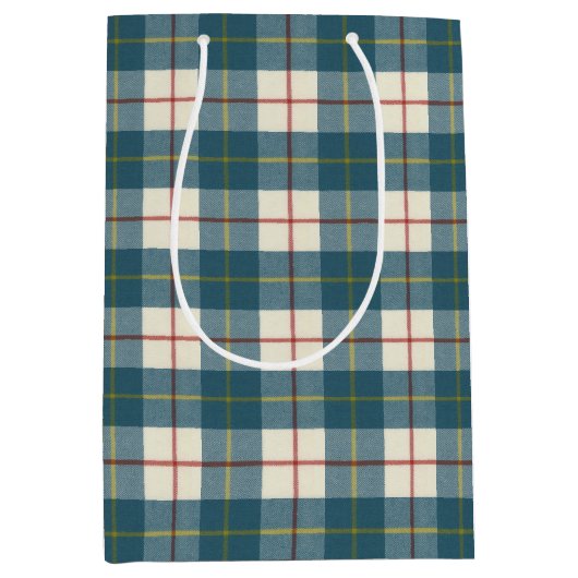 MacRae Conchra Original Scottish Tartan Mittlere Geschenktüte (Vorderseite)