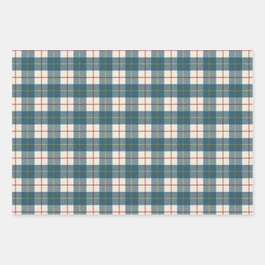 MacRae Conchra Scottish Clan Tartan Geschenkpapier Set (Vorderseite)