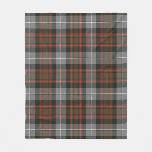 MacRae Hunting gewittert Kariert Fleecedecke (Vorderseite)