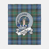 MacRae Jagd Ancient Clan Abzeichen Tartan Kariert Fleecedecke (Vorderseite)