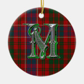 MacRae Kariert Monogram Ornament (Vorne)