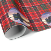 MacRae Tartan Eilean Donan Castle Geschenkpapier (Rolleneckpunkt)