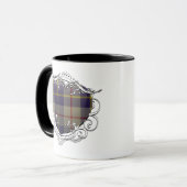 MacRae Tartan Herz Tasse (Vorderseite Links)