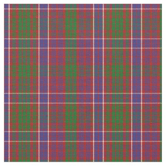 MacRae Tartan Print Stoff (Nahaufnahme)