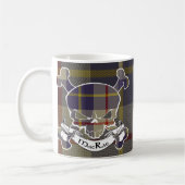 MacRae Tartan-Schädel Kaffeetasse (Links)