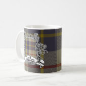 MacRae Tartan-Schild Kaffeetasse (Vorderseite Links)