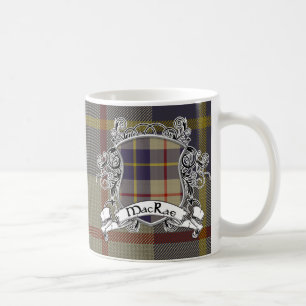 MacRae Tartan-Schild Kaffeetasse