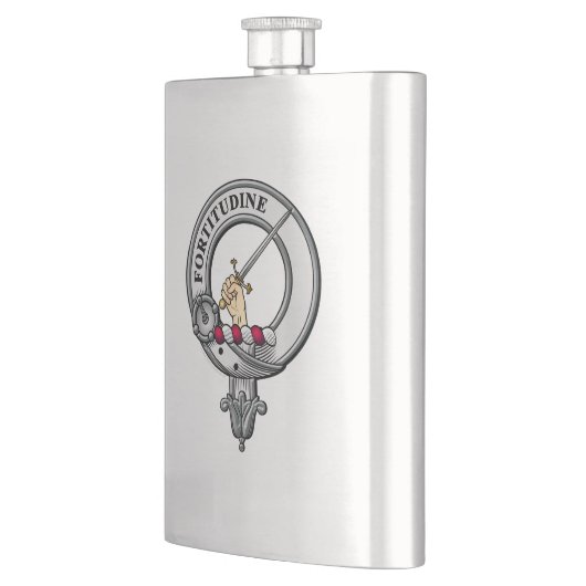 MacRae Wappen Abzeichen Flachmann (Links)