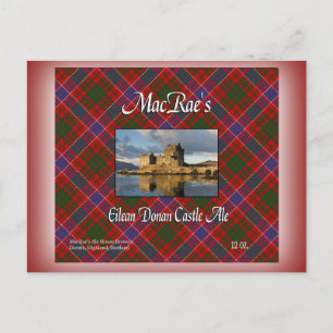 MacRaes Eilean Donan Castle Ale Postkarte