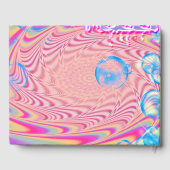 MACRAME'- Abstraktes Bild des Fraktals Kunst - Gästebuch (Rückseite)