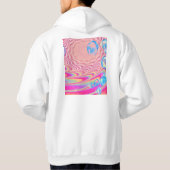 MACRAME'- Abstraktes Bild des Fraktals Kunst - Hoodie (Rückseite)
