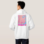 MACRAME'- Abstraktes Bild des Fraktals Kunst - Hoodie (Schwarz voll)