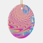 MACRAME'- Abstraktes Bild des Fraktals Kunst - Keramik Ornament (Rechts)