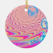 MACRAME'- Abstraktes Bild des Fraktals Kunst - Keramik Ornament (Vorne)