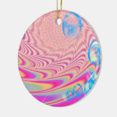 MACRAME'- Abstraktes Bild des Fraktals Kunst - Keramik Ornament (Links)