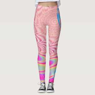 MACRAME'- Abstraktes Bild des Fraktals Kunst - Leggings