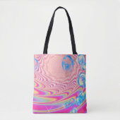 MACRAME'- Abstraktes Bild des Fraktals Kunst - Tasche (Vorderseite)