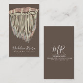 Macrame Artist Handmade Art Designer Visitenkarte (Vorne/Hinten)