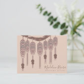 Macrame Artist Handmade Designer Artist Business Postkarte (Stehend Vorderseite)