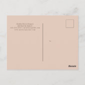 Macrame Artist Handmade Designer Artist Business Postkarte (Rückseite)