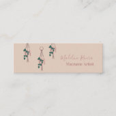 Macrame Artist Handmade Hanging Pflanze Earthy Mini Visitenkarte (Vorderseite)